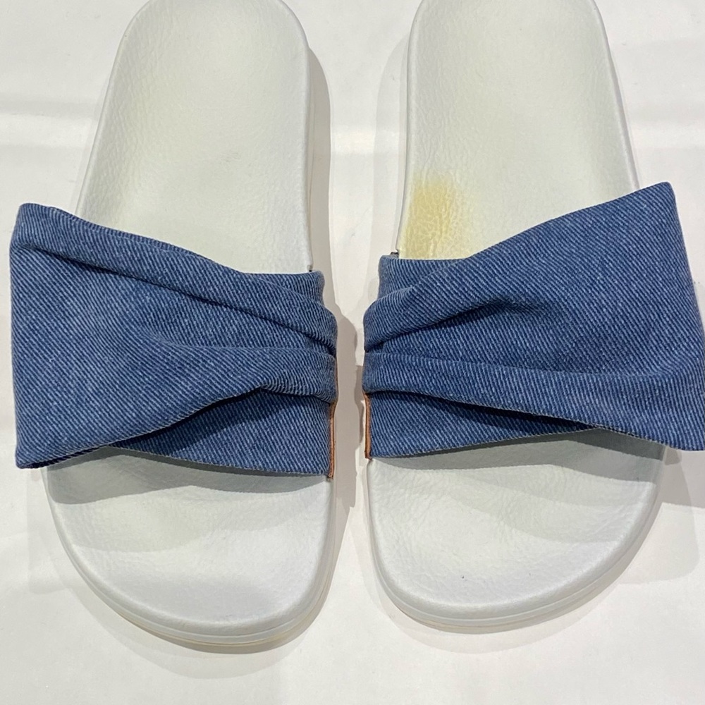 Clergerie Wendy Denim Pool Sandal - Picture 2 of 6